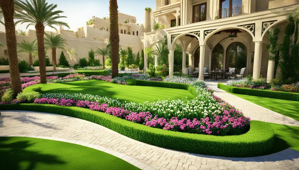 تنسيق حدائق العاصمة