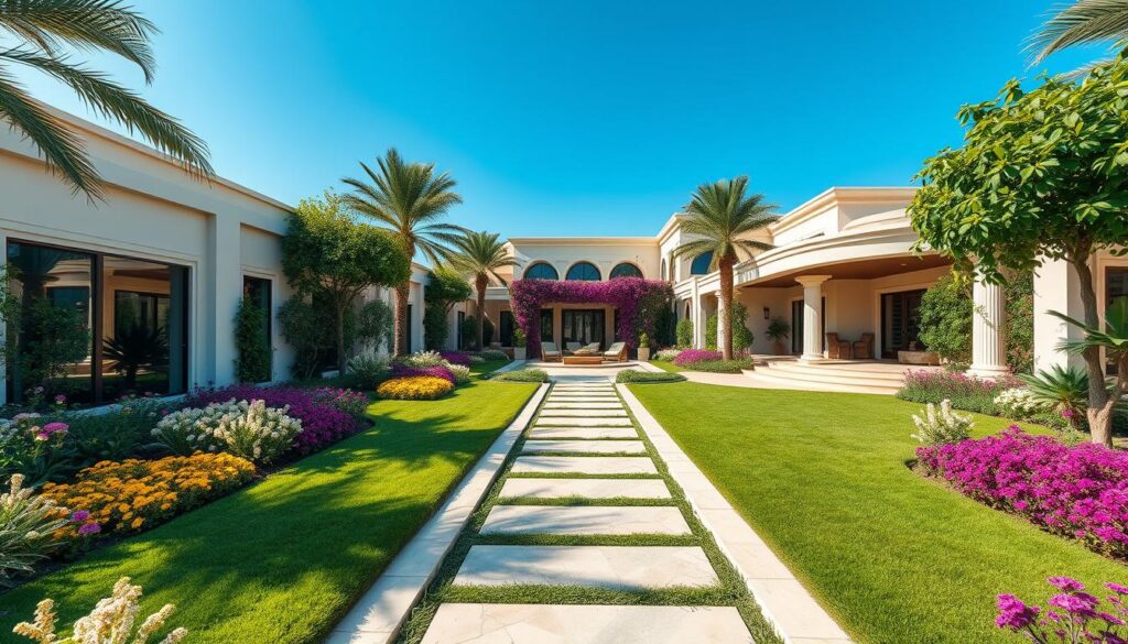 تنسيق الحدائق الاندلس بالكويت