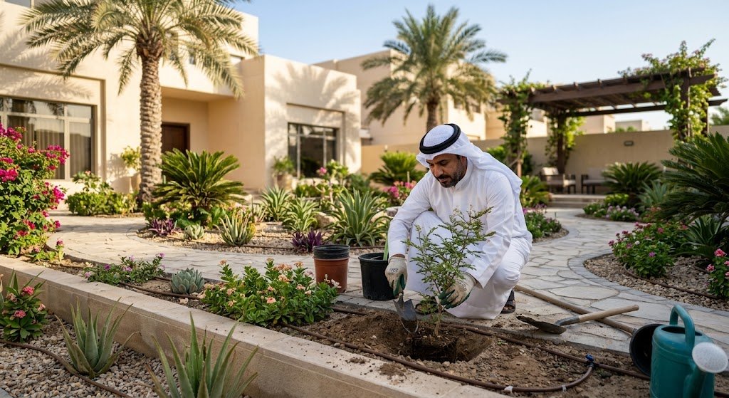 تنسيق حدائق العدان الكويت