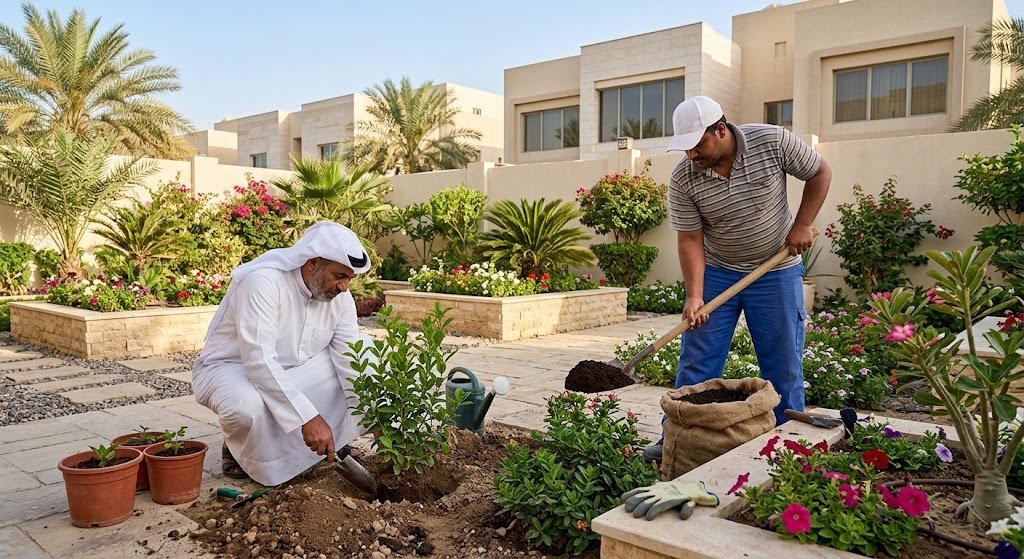 تنسيق حدائق النزهه الكويت